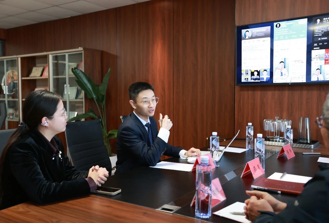莱山区司法局局长郑港一行莅临山东煦滨律师事务所调研指导工作